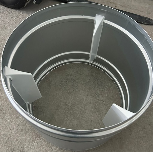 [D510265WP] ASSY CYL DRYER-GALV-WHT BFLS,PKG