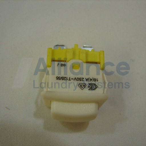 [801434W] SWITCH,PUSH BUTTON SPST NO,WHT